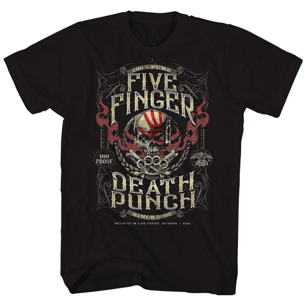 Five Finger Death Punch T-shirt 100 Proof Etikett Five Finger Death Punch T-shirt L