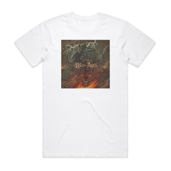 War of Ages Alpha Album Cover T-Shirt Vit L