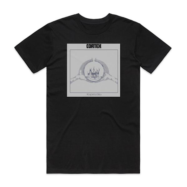 Cortex Troupeau Bleu Albumomslag T-shirt Svart S