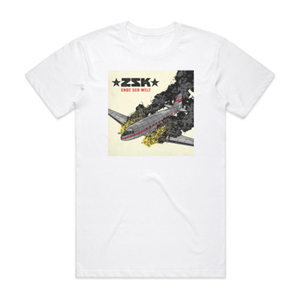 ZSK Ende Der Welt Albumkansi T-paita Valkoinen XL
