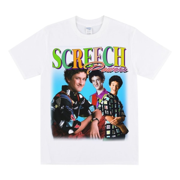 SCREECH Homage T-skjorte White XXL