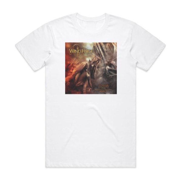 Wind Rose Shadows Over Lothadruin Album Cover T-shirt Hvid L