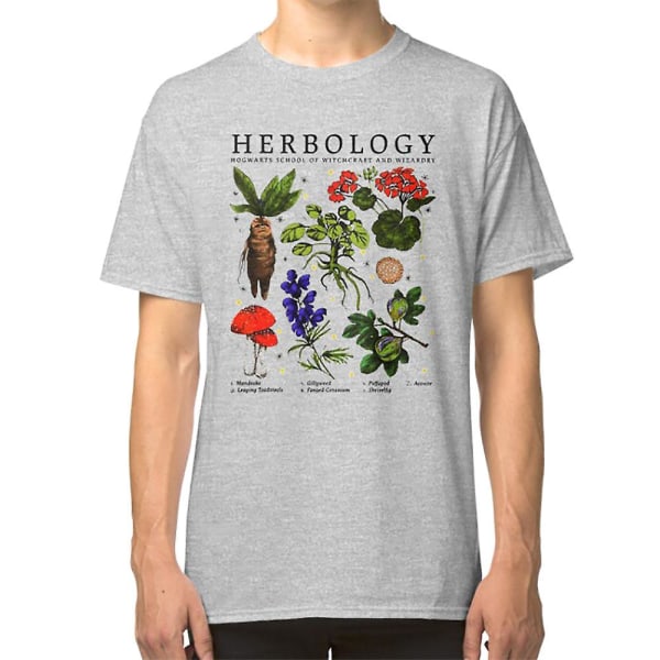 Herbology Plants T-shirt grey XXXL