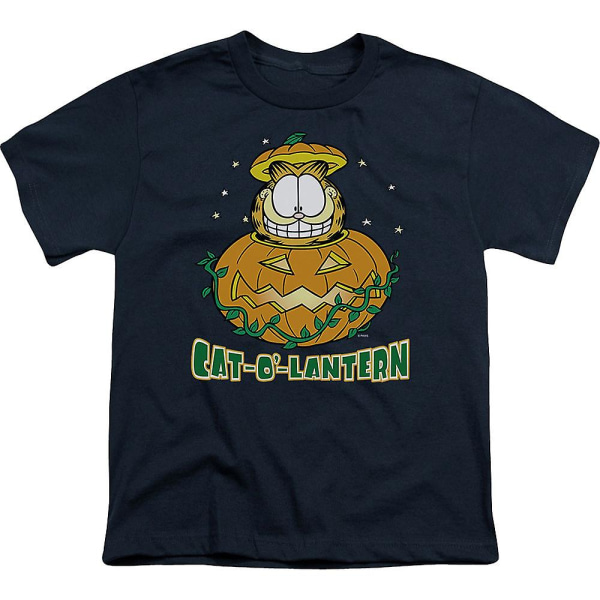 Garfield-tröja för barn med pumpa-motiv XL