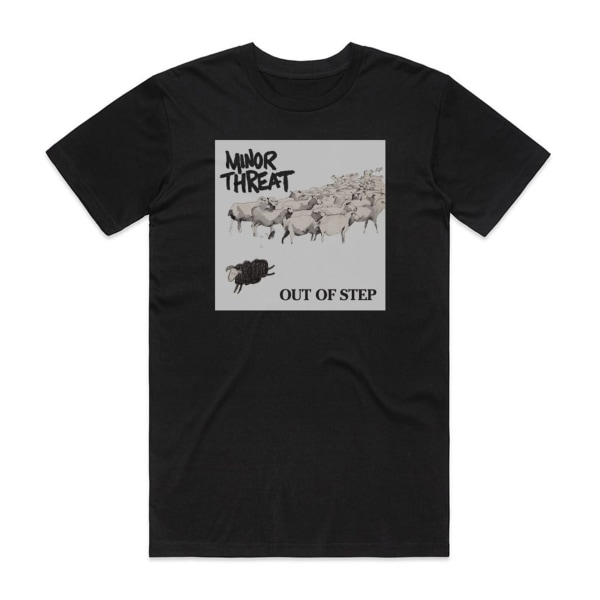 Minor Threat Out Of Step Album Cover T-Shirt Svart XXL