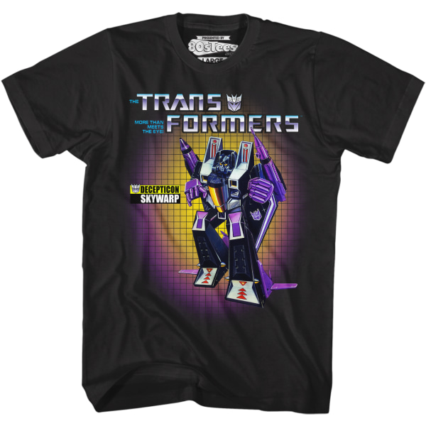 Box Art Skywarp Transformers T-skjorte XXL