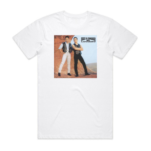 Zeze Di Camargo og Luciano Zez Di Camargo Luciano 2 Album Cover T-shirt Hvid XXL