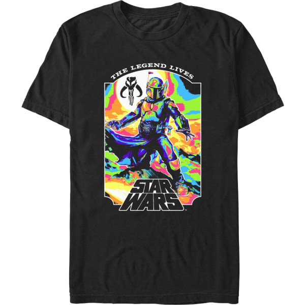 Psychedelic Legend Boba Fett Star Wars T-Shirt XXL