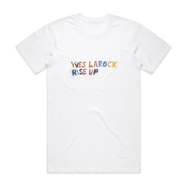 Yves Larock Rise Up 1 Album Cover T-shirt Hvid S