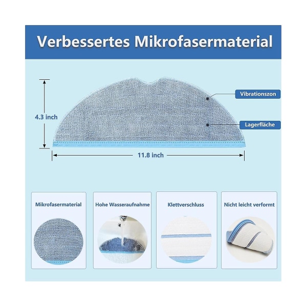 Mop-liina, yhteensopiva S7 T7s G10 -imurin kanssa, imurin lisävarusteet