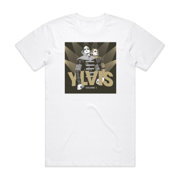 Ylvis Volym 1 Album Cover T-Shirt Vit XXL