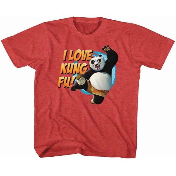 Kung Fu Panda Kjærlighet Kung Fu Ungdom T-skjorte S
