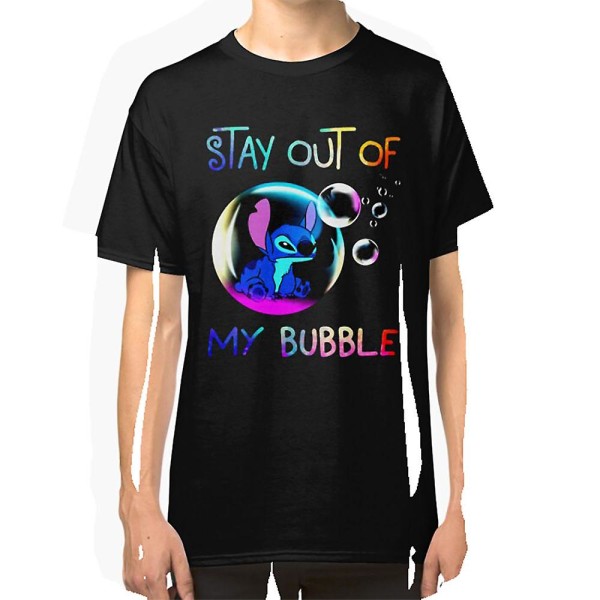 Stitch Stay Out Of My Bubble T-shirt XL
