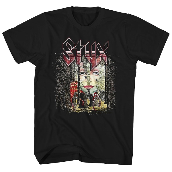 Styx T-shirt Grand Illusion Album Art Styx Shirt XL