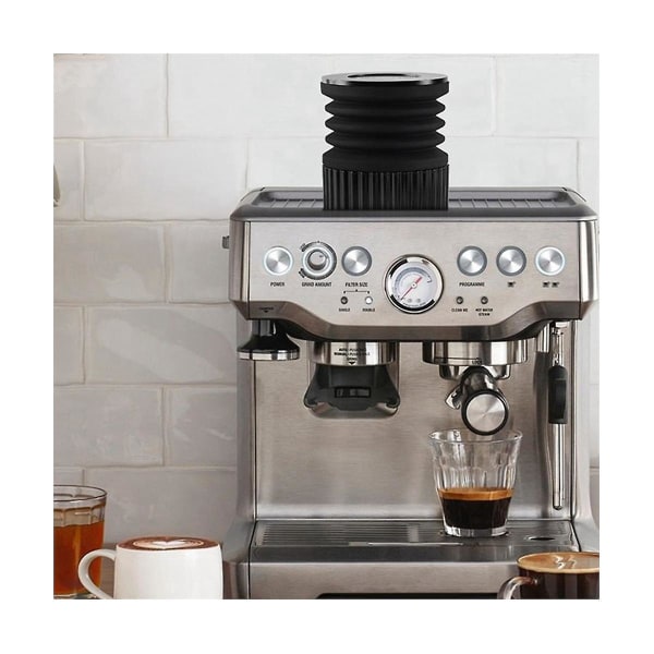 För Blow Box Kaffekvarn Luftblåsningsdoseringsbehållare med Bälg (Met