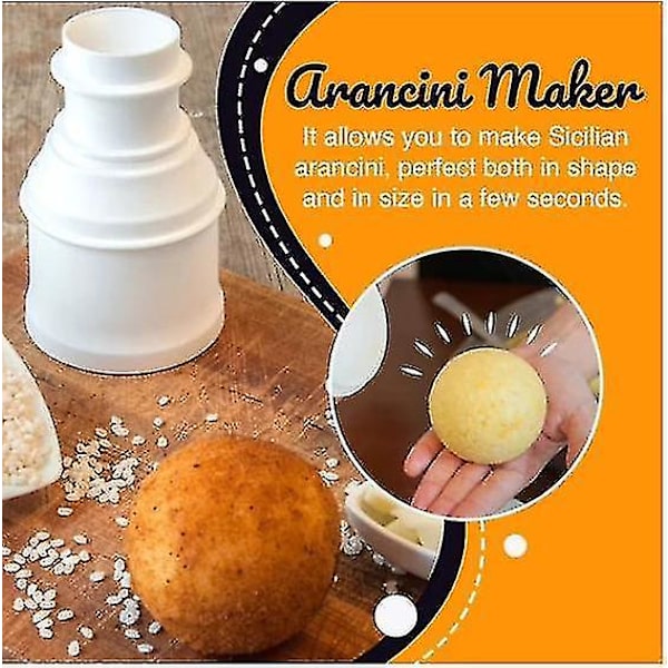 Arancini-form för DIY-risbollar, pressverktyg för köket, köttbullsform, återanvändbar sushiverktyg, handgjord