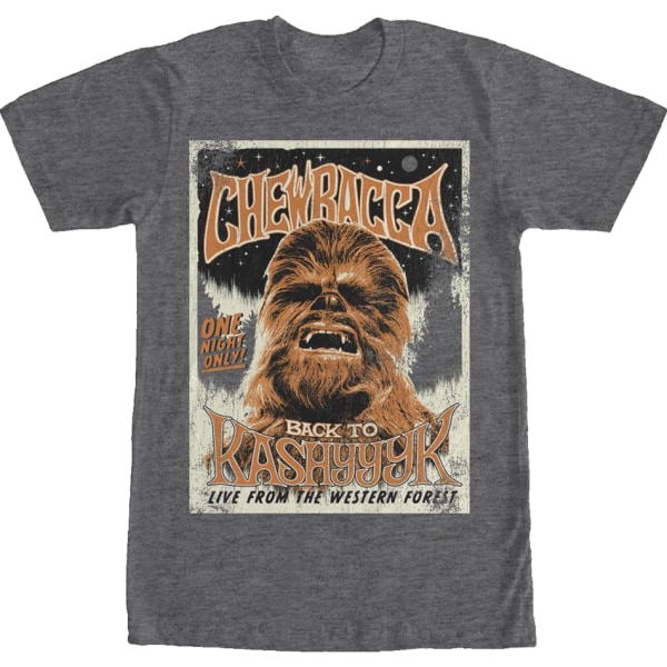 Chewbacca Back To Kashyyyk Star Wars T-skjorte XXL