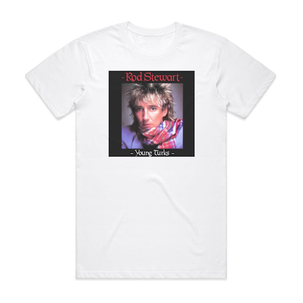 Rod Stewart Young Turks -albumin kansipaita valkoinen XXXL