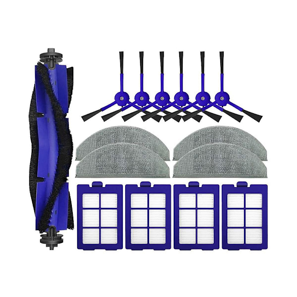 Reservdelar för Robovac X8 Hybrid Dammsugare - Huvudborste, Sidoborste, Moppduk, HEPA-filter