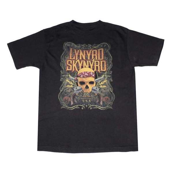 Lynyrd Skynyrd T-shirt Lynyrd Skynyrd Skalle med pistol T-shirt XXXL