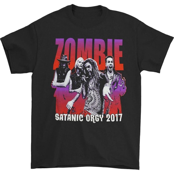 Rob Zombie Satanic Orgy 2017 Tour T-shirt M