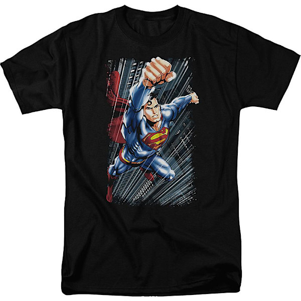 Opp, opp og vekk Superman T-skjorte XXL