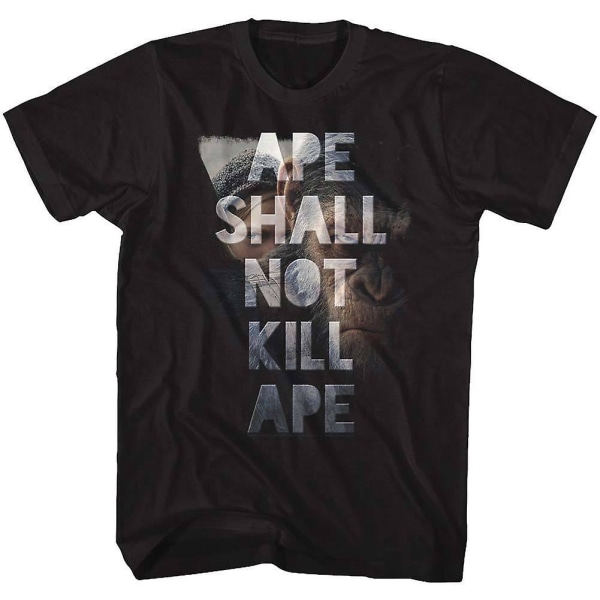 Planet Of The Apes Skal Ikke Dræbe T-shirt L