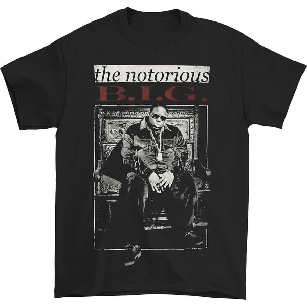 Ökänd B.I.G. The Notorious B.I.G. Throne T-shirt XL