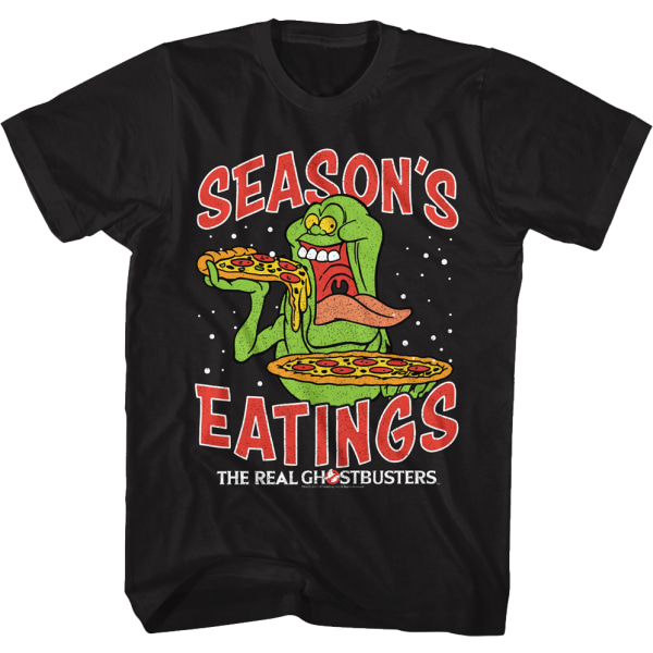 Slimer Season's Eatings Real Ghostbusters T-shirt M