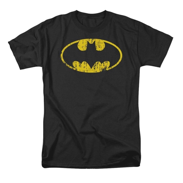 Batman Classic Logo Distressed T-shirt XXL