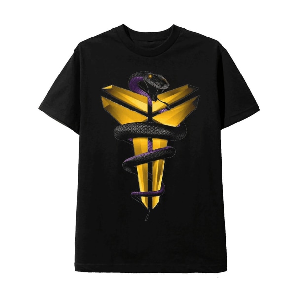 Svart T-shirt med Black Mamba-logotyp XL