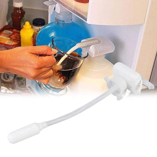 2st Automatisk Dryckesautomat Gadget Elektrisk kran Bärbar Dryck Halm Mjölk Öl Dryck