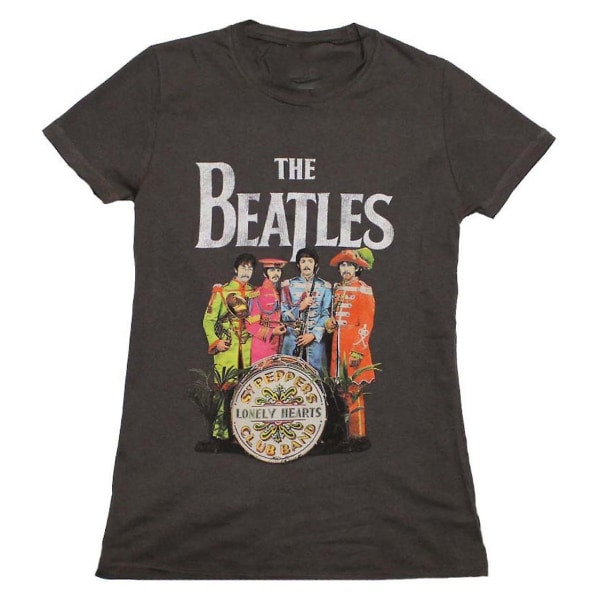 The Beatles T-shirt Beatles SGT Peppers Charcoal Juniors T-shirt XXL