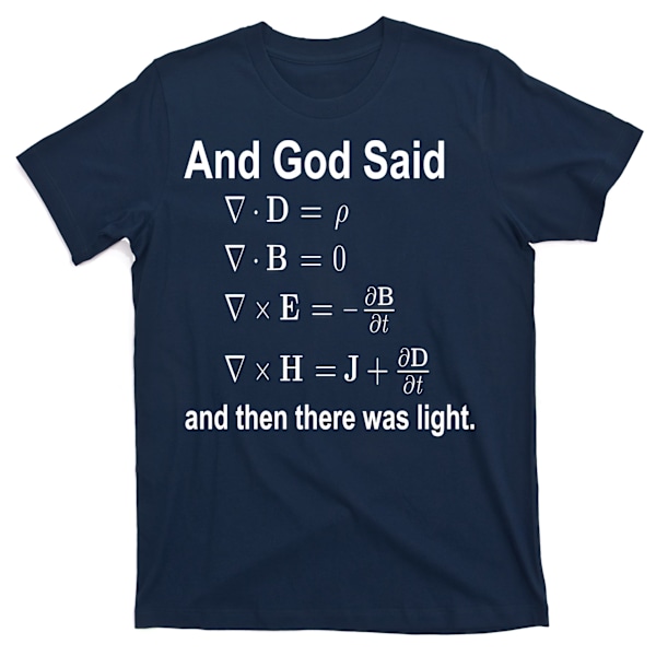 Og Gud sagde Formel T-shirt L