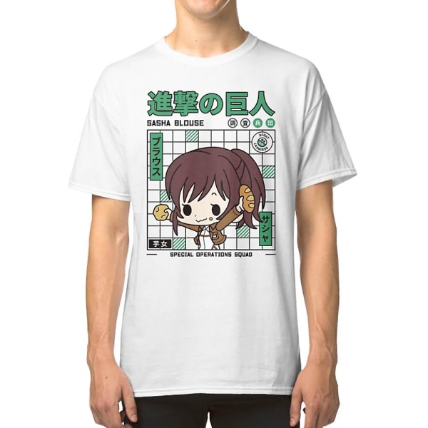 Chibi Sasha Blouse - Attack On Titan - Shingeki no kyojin T-shirt S