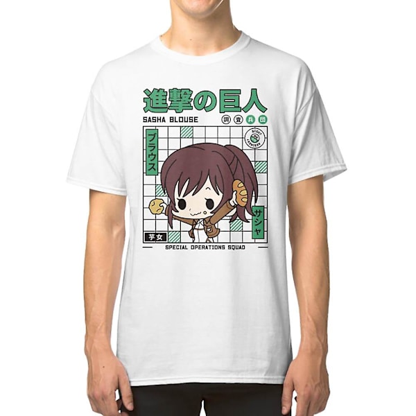 Chibi Sasha Blouse - Hyökkäys Titaneja vastaan - Shingeki no kyojin T-paita XL