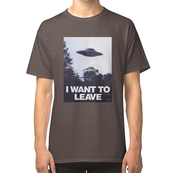 Jag Vill Gå T-shirt darkgrey S