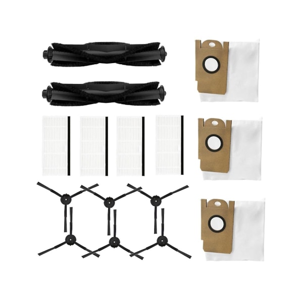 For R1 / Lidstro S1 Robotstøvsuger Hovedsidebørste Hepa-filter Støvpose Reservedeler