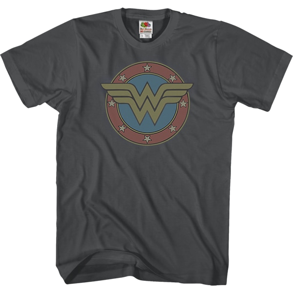 Klassinen Wonder Woman -logolla varustettu T-paita Uusi M