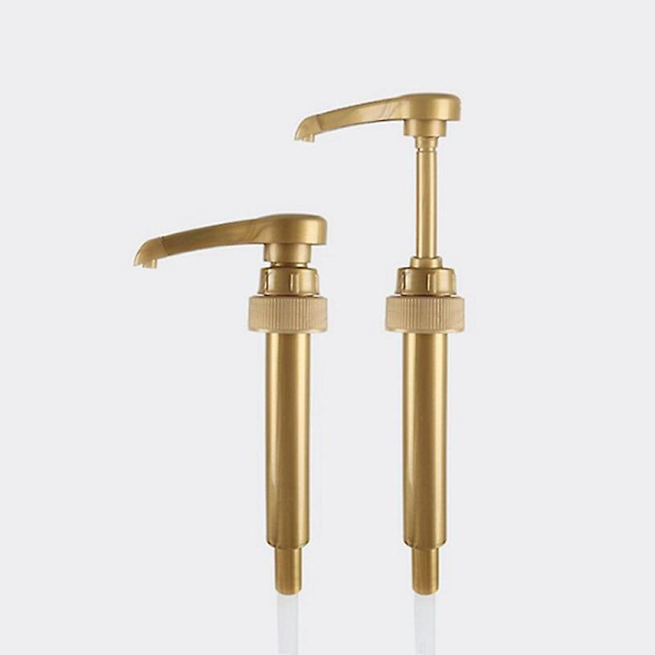10 stk. Kaffe Mælke Te Dispenser Sirup Pumpe Guld Væske Dispenser Sirup 8ml Juice Flaske Dispenser