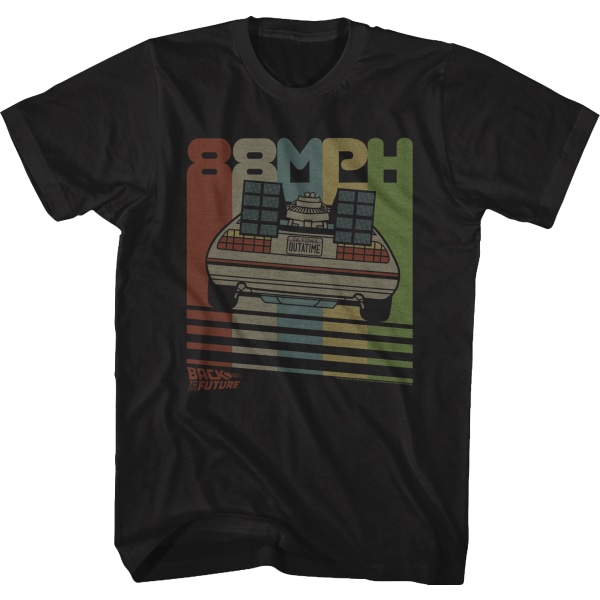 Retro DeLorean Tilbage Til Fremtiden T-shirt S