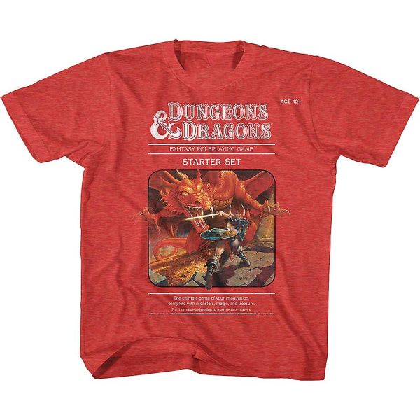 Ungdom Röd Startpaket Dungeons & Dragons T-shirt XL