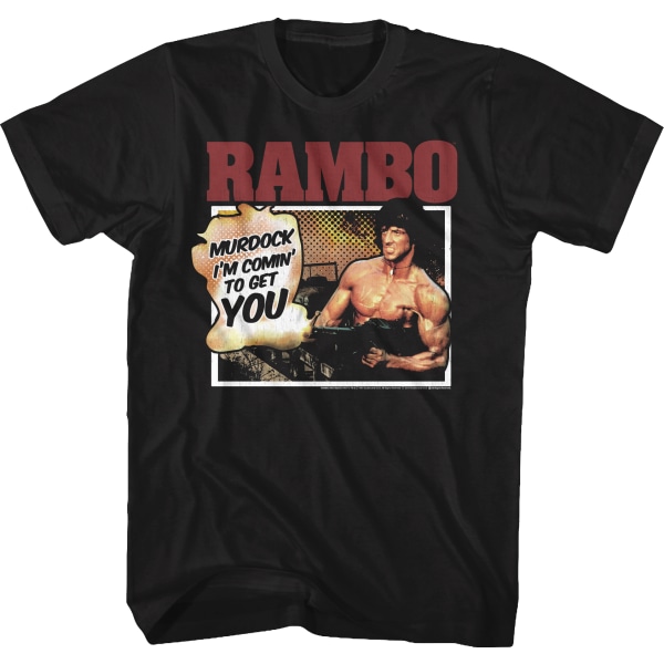 Murdock I'm Comin' To Get You Rambo T-paita L