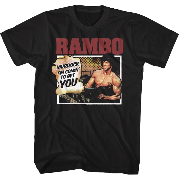 Murdock I'm Comin' To Get You Rambo T-skjorte M