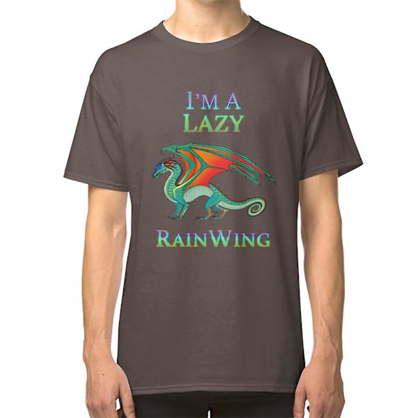 Jeg er en lat RainWing T-skjorte darkgrey M