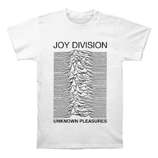 Joy Division Unknown Pleasure Valkoinen T-paita L