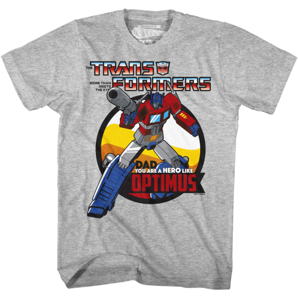 Optimus Prime Fars Dag Transformers T-shirt L