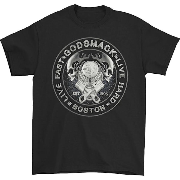 Godsmack Live Fast Live Hard -paita XL