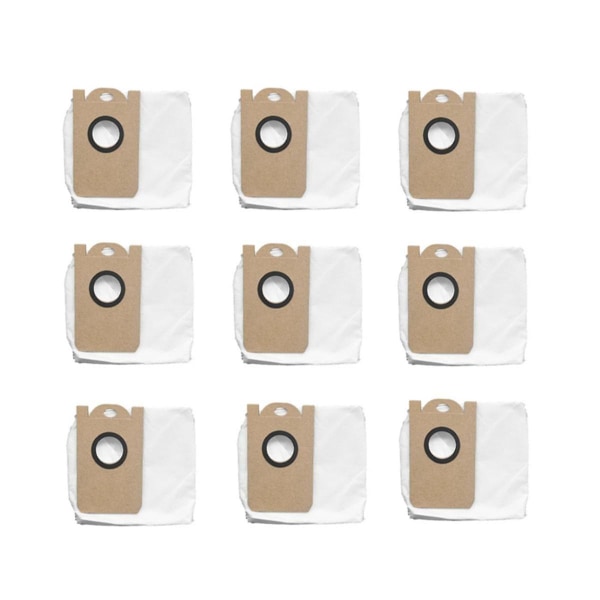 9 Pieces Dust Bags For S9 Robot Vacuum Cleaner Dust Bag Leakproof Dust Bag Kit