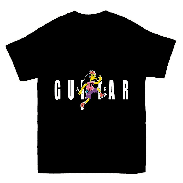 Luftgitar T-skjorte XXXL